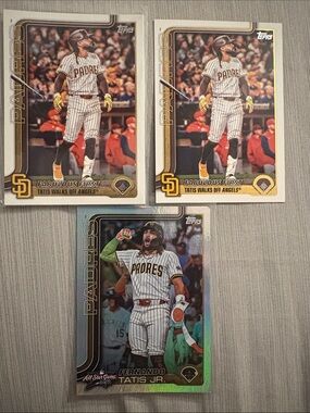 Topps Fernando Tatis Jr. Padres Baseball Cards - White, Gold, Black